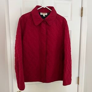 Talbots Women’s Quilted Fleece lined jacket